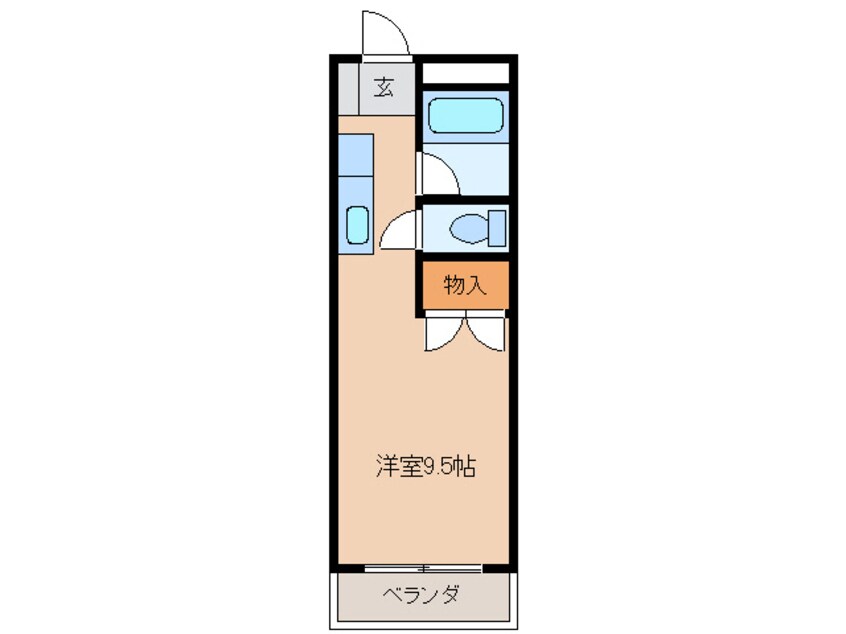 間取図 江戸橋ロイヤルハイツ