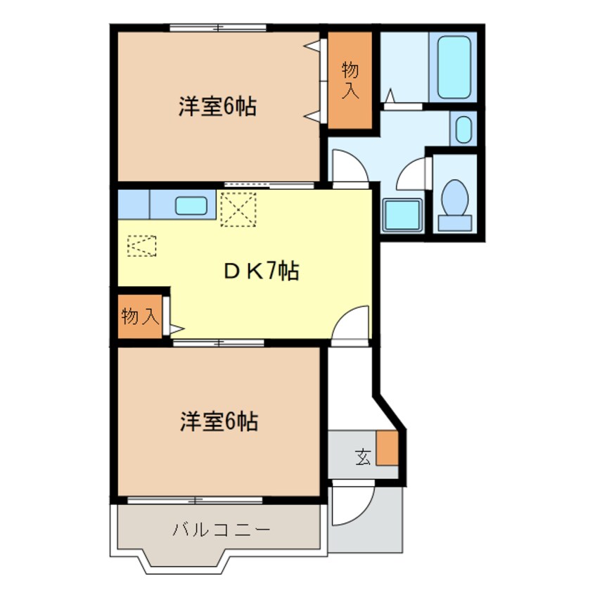 間取図 ミドル　アーティクル