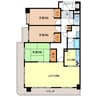 サンマンションアトレ青山 3LDKの間取り