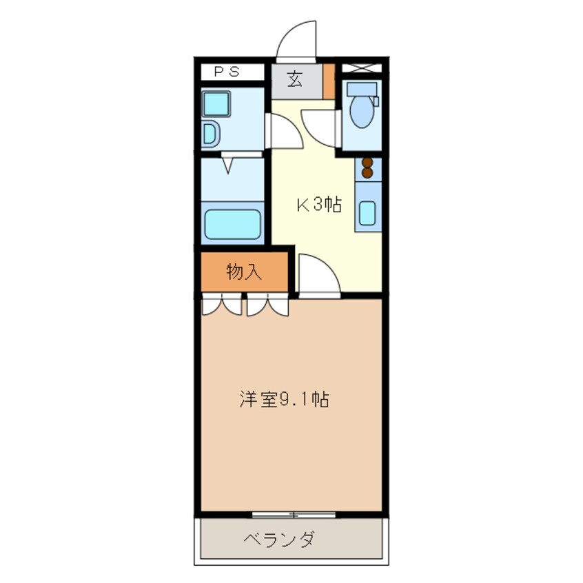 間取図 マリンガーデン