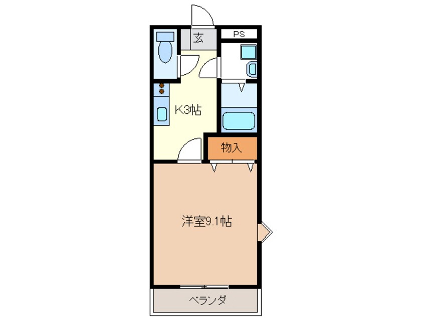 間取図 マリンガーデン