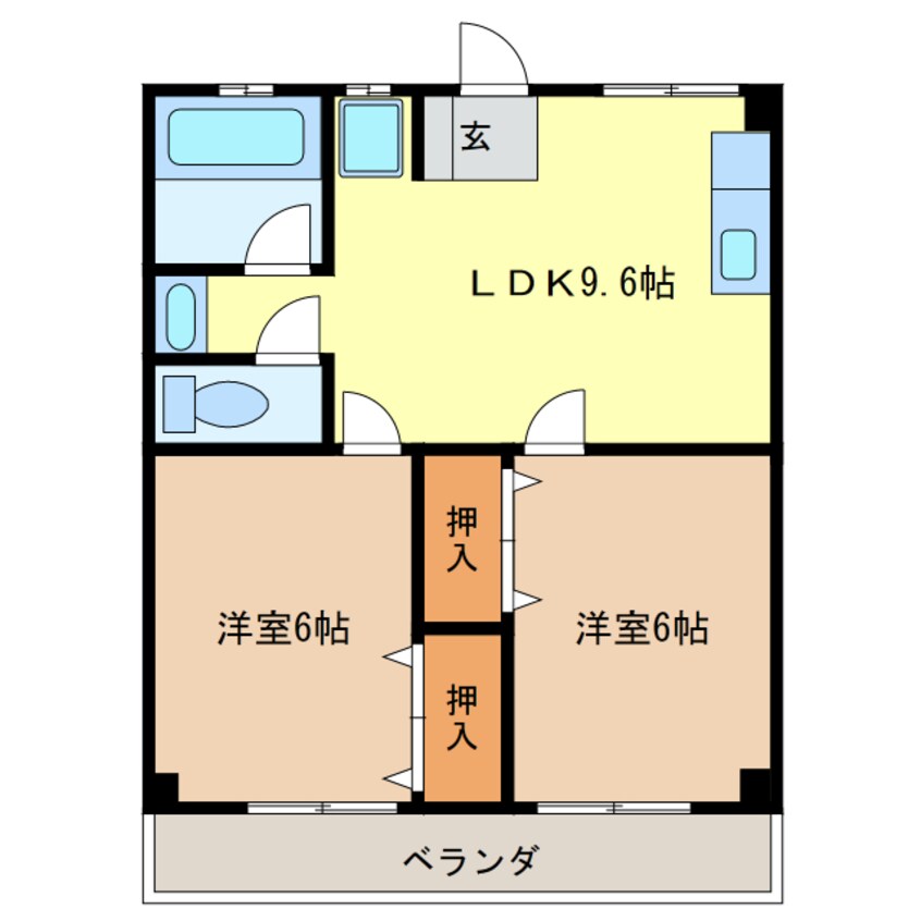 間取図 津IN COURT練木