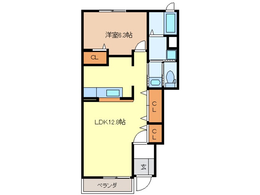 間取図 パストラーレ涼
