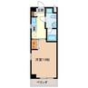エイムオーエス島崎町マンション 1Kの間取り