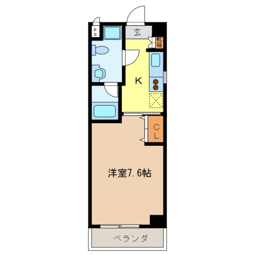 間取図 エイムオーエス島崎町マンション