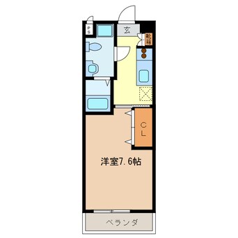 間取図 エイムオーエス島崎町マンション