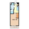 エイムオーエス島崎町マンション 1Kの間取り