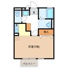シャルム 1Rの間取り