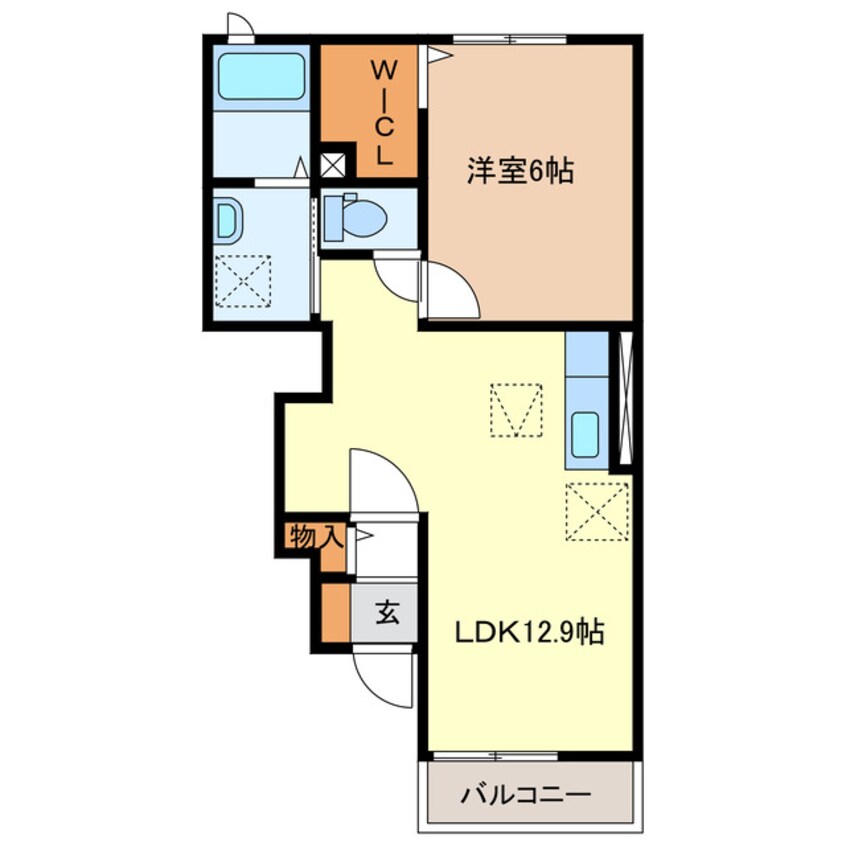 間取図 メゾン・フレ－シュ