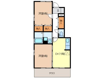 間取図 エステート陽だまり