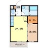 grand　ouest 1DKの間取り