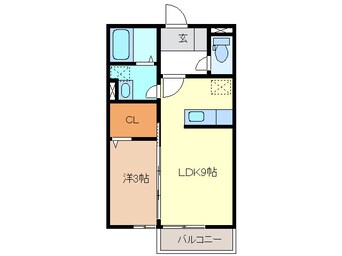 間取図 シャルマン高茶屋