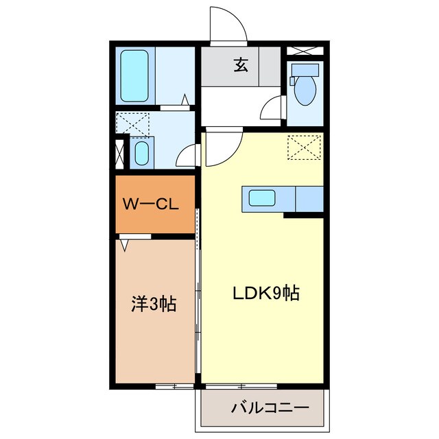 間取り図 シャルマン高茶屋