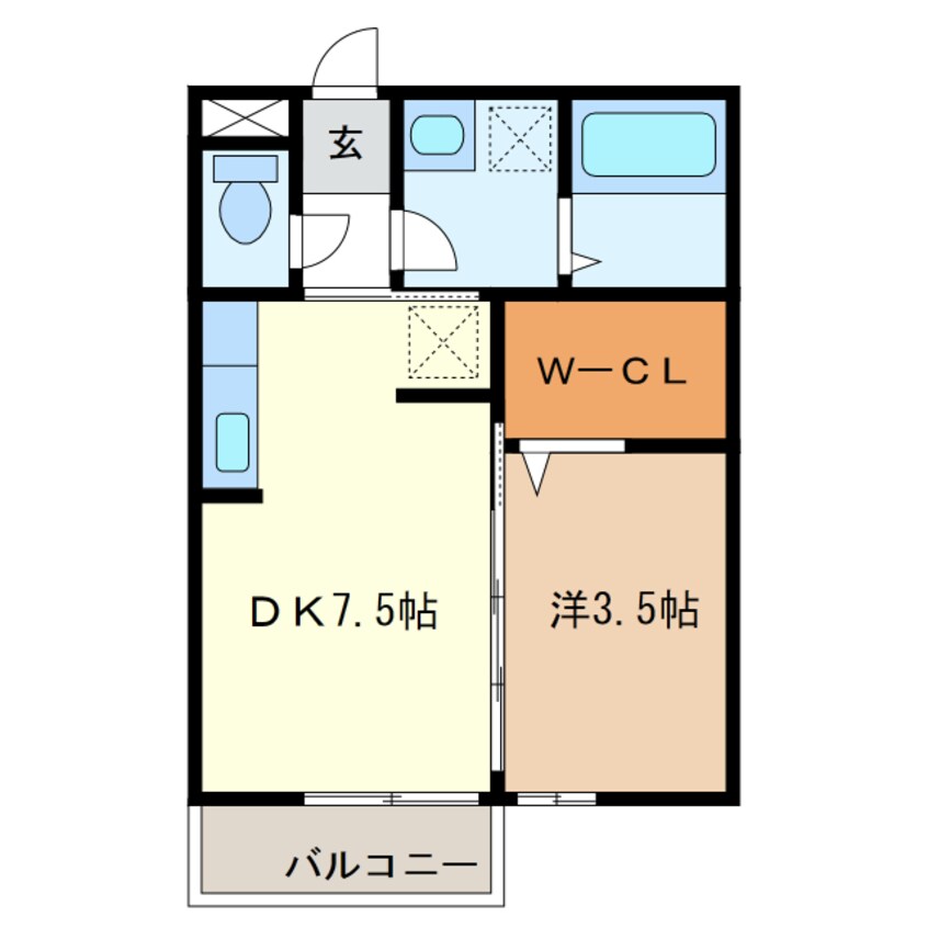 間取図 エスプワール城之内