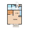 アーバンライフⅡ 1Kの間取り