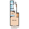 サフラン 1Rの間取り