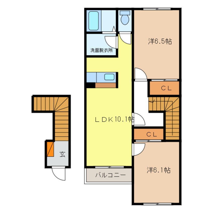 間取図 エスポワール