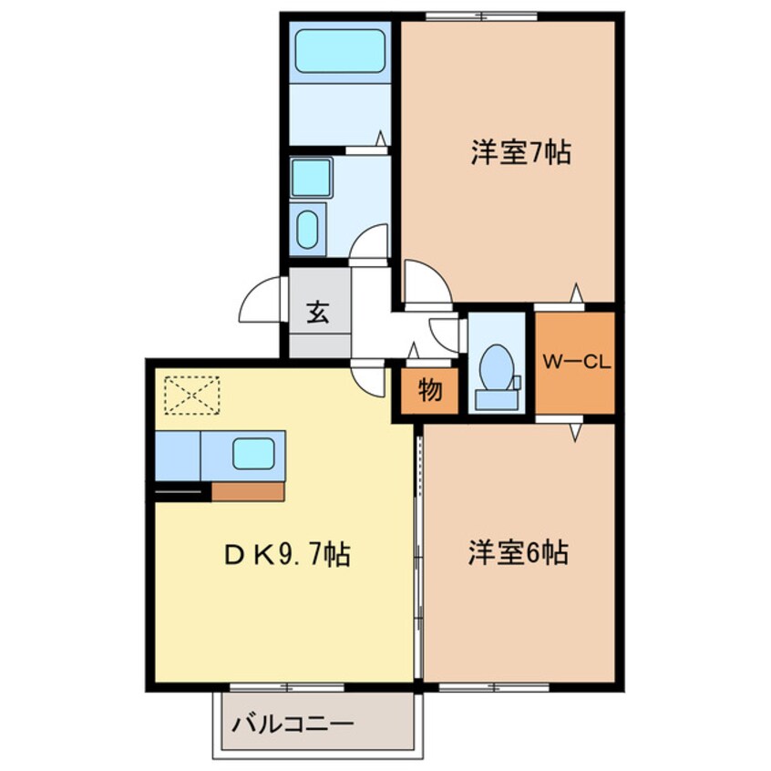 間取図 プレミール ボヌール