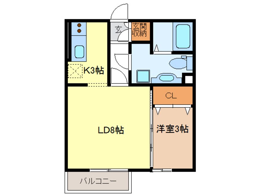 間取図 モナリエ栄