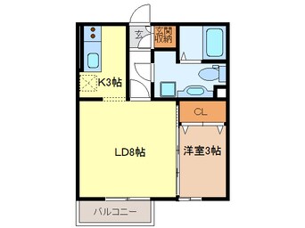 間取図 モナリエ栄