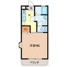 ティアラ町屋 1Kの間取り