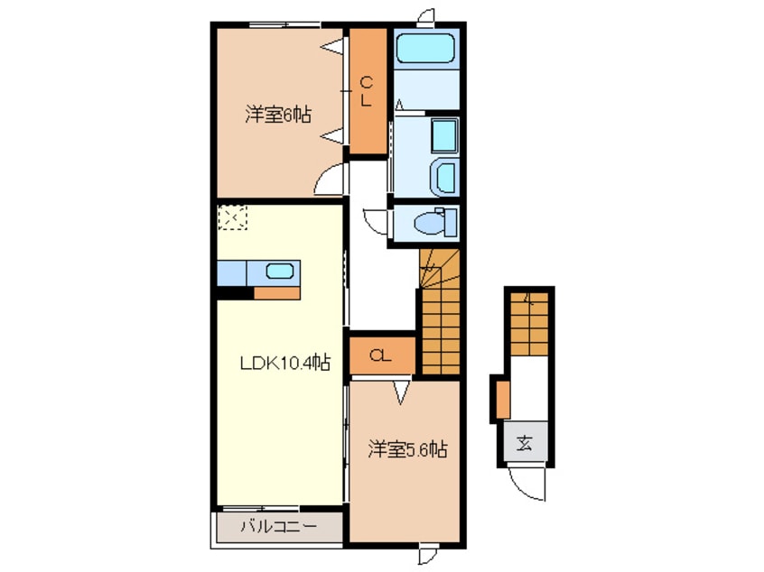 間取図 パインテール　ヴィレッジ