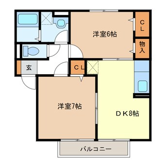 間取図 プレミールボヌール