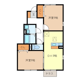 間取図 エクセルコート