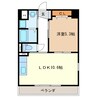 塔世西裏ＭＳビル 1LDKの間取り