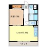 塔世西裏ＭＳビル 1LDKの間取り