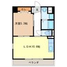 塔世西裏ＭＳビル 1LDKの間取り