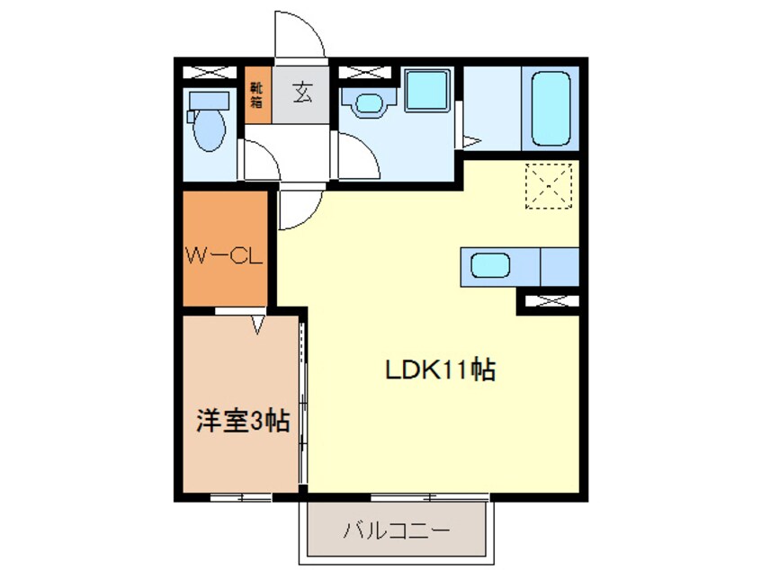 間取図 West　Field