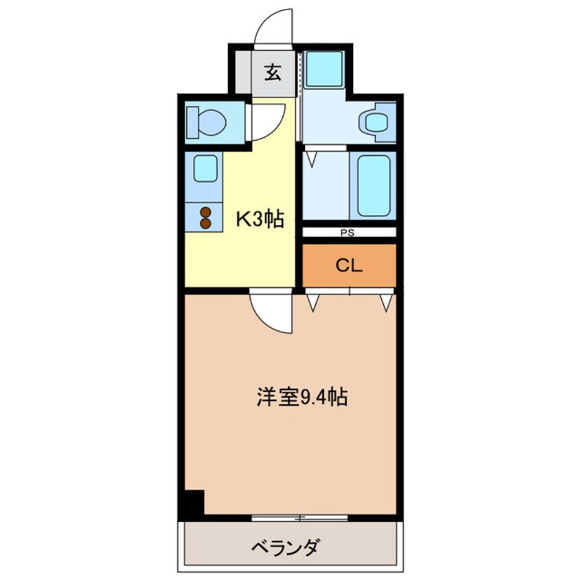 間取図 ルラシオン江戸橋