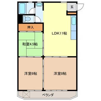 間取図 イトウマンションB棟