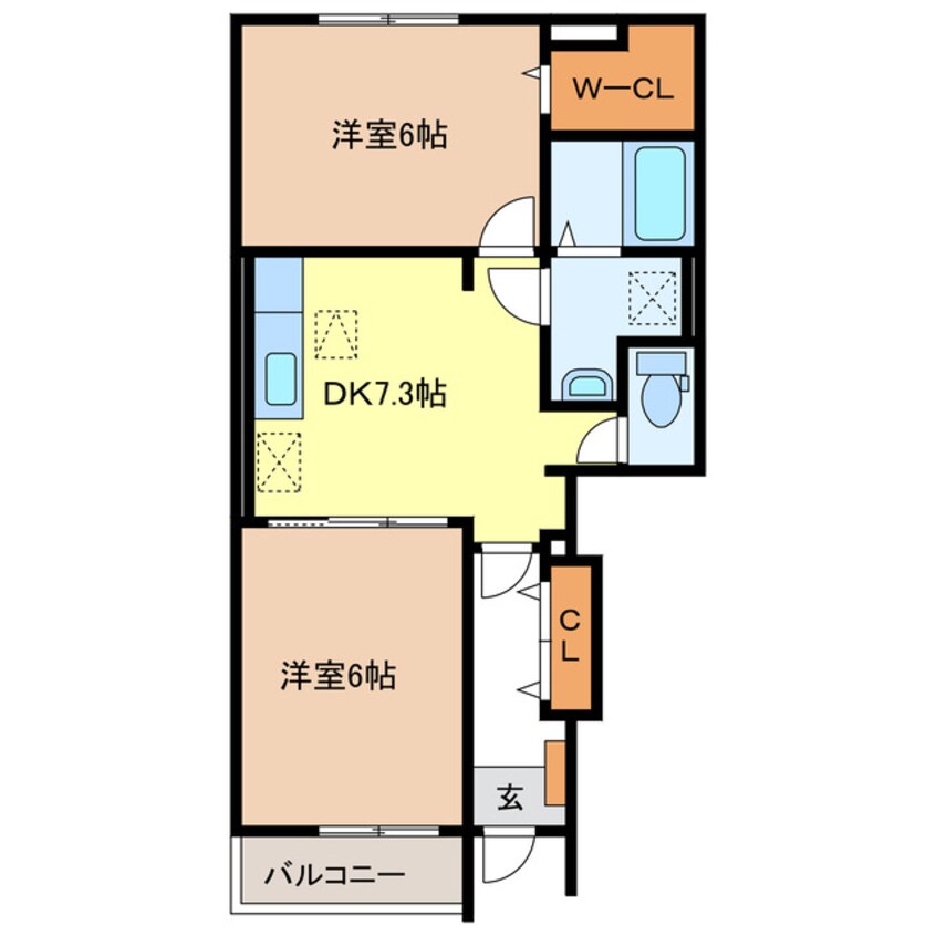 間取図 ブリュワリー豊洲　Ⅱ棟