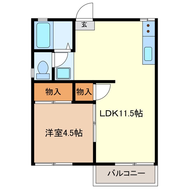 間取り図 Cerezo（ｾﾚｯｿ）Ａ棟