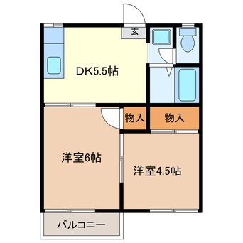 間取図 Cerezo（ｾﾚｯｿ）Ａ棟