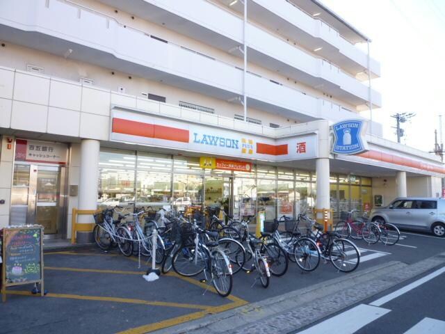 ローソン近鉄江戸橋駅前店(コンビニ)まで482m サンライズ　コーポ