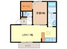 Ｂｕｓｈ　Ｗ 1LDKの間取り