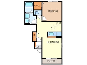 間取図 ミルキーウェイＡ棟