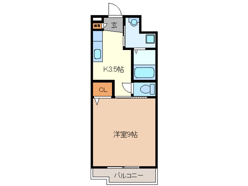 間取図 シンフォニー大園