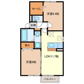 間取図 ドルチェ大園