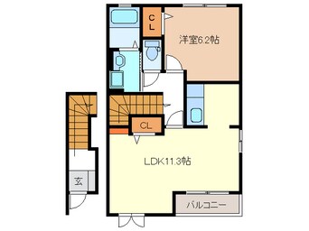 間取図 メゾン・ド・メアリ