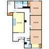 マンションフォルテシモ 3LDKの間取り