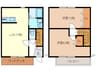 シャルマンクリーク 2LDKの間取り