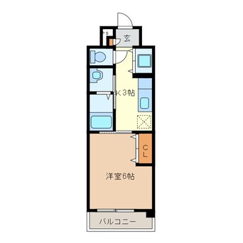 間取図 East Court Sakurabashi