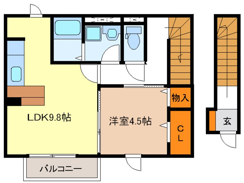 間取図 エスポワール高崎