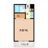 Lespoir　-レスポワール- 1Kの間取り