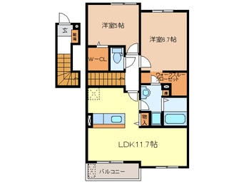 間取図 メゾン ド エドバシ Ⅲ