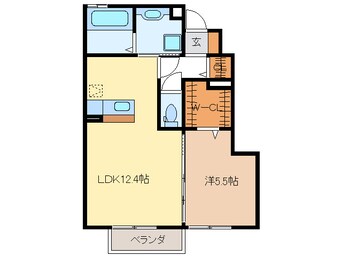 間取図 グレイスアベニュー一身田